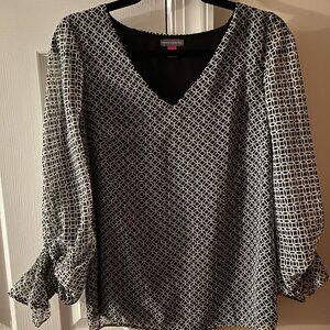 Vince Camuto Women's Long Blouson Sleeve Blouse